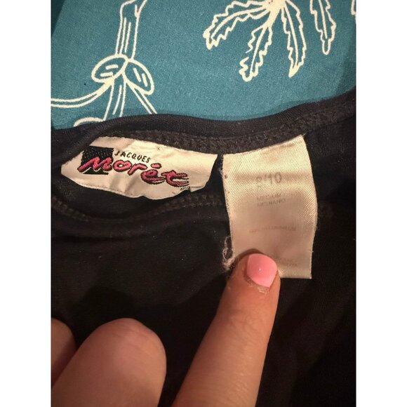 6 FOR $15 Girls size 8/10 plain black dance outfit - Picture 2 of 2